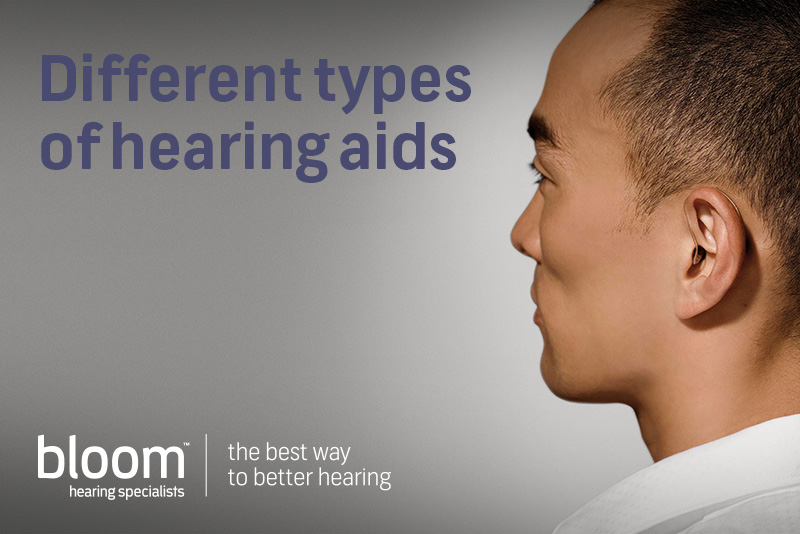Different types of hearing aids